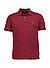 Polo-Shirt, Custom Slim Fit, Baumwoll-Piqué, weinrot - weinrot-grün