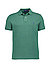 Polo-Shirt, Custom Slim Fit, Baumwoll-Piqué, grün - grün-navy