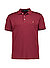 Polo-Shirt, Custom Slim Fit, Baumwoll-Jersey, weinrot - weinrot