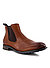 Chelsea Boots, Leder, cognac - cognac