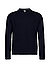 Pullover Roy, Baumwolle-Wolle, navy meliert - navy
