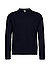 Pullover Roy, Baumwolle-Wolle, navy meliert - navy