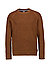 Pullover Roy, Baumwolle-Wolle, braun meliert - braun