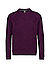 Pullover Roy, Baumwolle-Wolle, brombeere meliert - brombeere