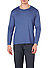 Longsleeve, Bio Baumwolle, blau - blau