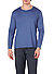 Longsleeve, Bio Baumwolle, blau - blau