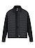 Hybrid Jacke, Baumwolle-Mikrofaser, schwarz - schwarz