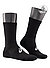 Socken, Mikrofaser Klimaregulierung, schwarz - schwarz