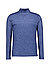 Longsleeve, Baumwoll-Jersey, blau meliert - blau