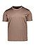 T-Shirt, Lyocell-Baumwolle, braun - braun
