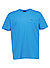 T-Shirt, Baumwoll-Jersey, aquablau - aquablau