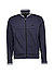 Sweatjacke Zone, Baumwolle, dunkelblau - dunkelblau