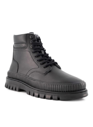 Schnürboots Nebrada, Leder warmgefüttert, schwarz
