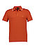 Polo-Shirt, Slim Fit, Baumwoll-Stretch, dunkelorange - dunkelorange