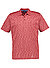 Polo-Shirt, Baumwoll-Jersey, rot meliert - rot