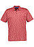 Polo-Shirt, Baumwoll-Jersey, rot meliert - rot