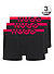 Trunks, Modal-Stretch, schwarz-rot - schwarz-rot