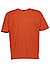 T-Shirt, Relaxed Fit, Baumwolle, dunkelorange - dunkelorange