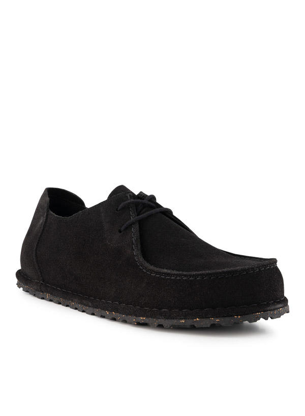 BIRKENSTOCK Utti Lace Suede Leather black 1028597