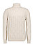 Rollkragenpullover, Schurwolle-Kaschmir, beige - beige