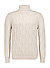 Rollkragenpullover, Schurwolle-Kaschmir, beige - beige
