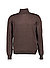 Rollkragenpullover, Merinowolle, dunkelbraun - dunkelbraun