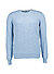 Pullover, Schurwolle-Kaschmir, hellblau meliert - hellblau