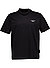 T-Shirt Thompson, Baumwolle, schwarz - schwarz