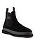 Chelsea Boots Blistown, Veloursleder, gefüttert, schwarz - schwarz