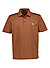 Polo-Shirt Parris, Baumwoll-Jersey mercerisiert, braun - braun