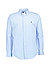 Hemd, Custom Fit, Baumwoll-Stretch, hellblau-weiß gestreift - hellblau-weiß