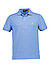 Polo-Shirt, Custom Slim Fit, Baumwoll-Piqué, bleu - bleu-sand