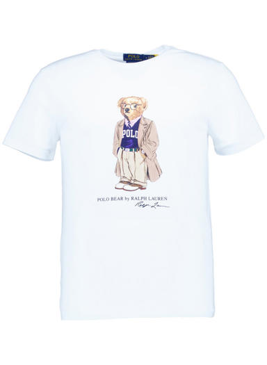 T-Shirt, Custom Slim Fit, Baumwolle, weiß