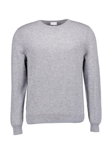 Pullover, Reines Kaschmir, hellgrau meliert