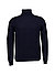 Rollkragenpullover, Reines Kaschmir, dunkelblau - midnight