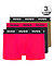 Trunks, Baumwoll-Stretch, rot-schwarz-oliv - oliv-schwarz-rot