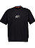 T-Shirt Voyage, Baumwolle, schwarz - schwarz