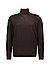 Rollkragenpullover, Merinowolle extrafein, dunkelbraun - dunkelbraun