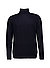 Rollkragenpullover Hamilton, Wolle, dunkelblau - dunkelblau
