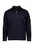 Zip-Polo, Jersey, dunkelblau - dunkelblau
