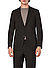 Sakkos Arndt, Slim Fit, Woll-Stretch, dunkelbraun meliert - dunkelbraun