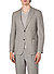 Sakkos Arndt, Slim Fit, Woll-Stretch, hellbeige meliert - hellbeige