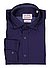 Hemd Roma, Shaped Fit, Baumwoll-Stretch, nachtblau - nachtblau