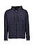 Sweatjacke FZ Zone, Baumwolle, dunkelblau - dunkelblau