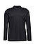 Longlsleeve, vL-Parmos, Baumwoll-Jersey, schwarz - schwarz