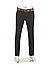 Hose Rob, Slim Fit, Jersey, anthra-cognac gemustert - anthrazit