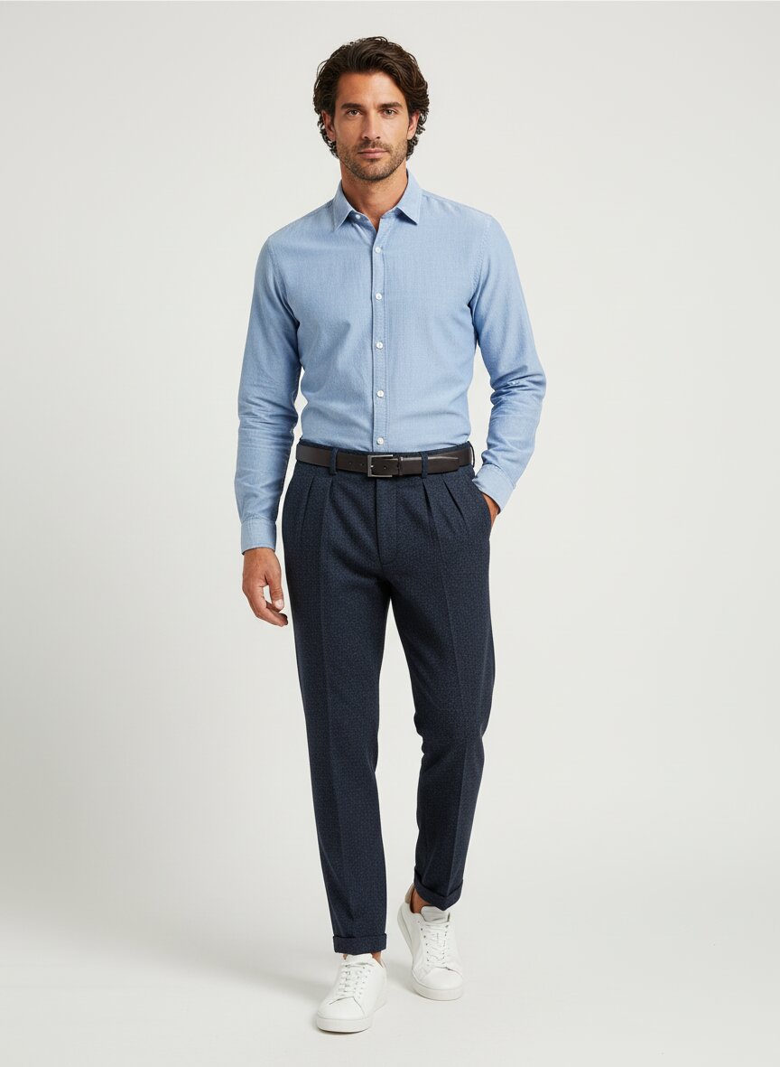 Alberto Wide Fit Ted-C Mini Oxford 55461653/895 Image 1