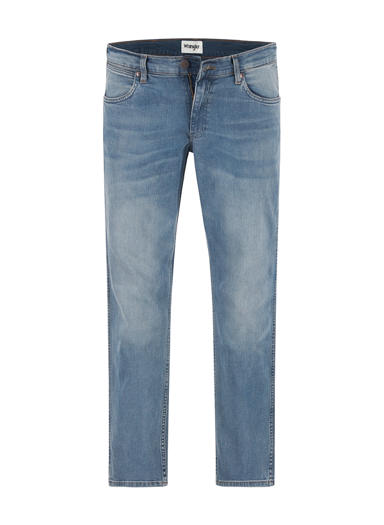 Jeans Greensboro, Regular Straight, Baumwoll-Stretch, blaugrau