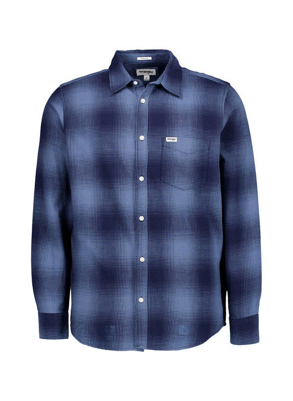 Wrangler Hemd 1 Pocket dark indigo 112371653