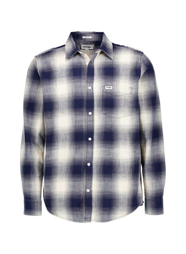 Wrangler Hemd 1 Pocket dusty blue 112371651